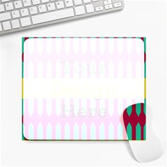 Stripes And Other Shapes   			large Mousepad by LalyLauraFLM