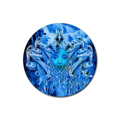 Medusa Metamorphosis Rubber Coaster (round)  by icarusismartdesigns