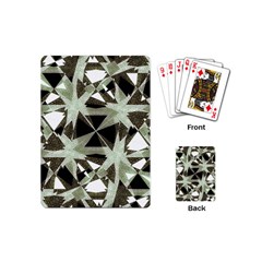 Modern Camo Print Playing Cards (mini)  by dflcprints