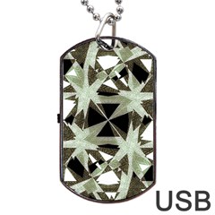 Modern Camo Print Dog Tag Usb Flash (one Side) by dflcprints