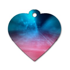 Aura By Jandi Dog Tag Heart (two Sides) by q3000