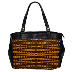 Yellow Gold Khaki Glow Pattern Office Handbags