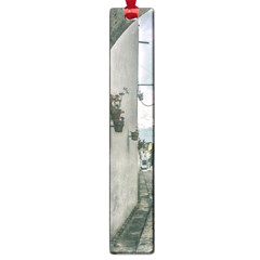 Colonial Street Of Arequipa City Peru Large Book Marks by dflcprints