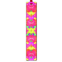 Multicolor Floral Check Large Book Marks by dflcprints