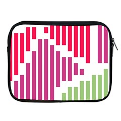 Vertical Stripes    			apple Ipad 2/3/4 Zipper Case by LalyLauraFLM