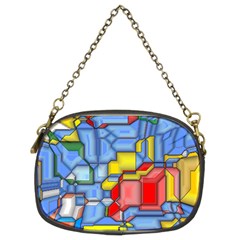 3d shapes 	Chain Purse (Two Sides)