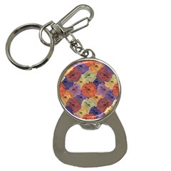 Vintage Floral Collage Pattern Bottle Opener Key Chains