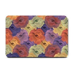 Vintage Floral Collage Pattern Small Doormat 