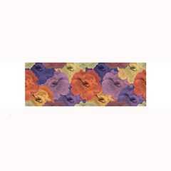 Vintage Floral Collage Pattern Large Bar Mats by dflcprints