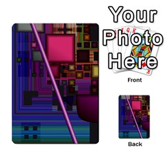 Jewel City, Radiant Rainbow Abstract Urban Multi-purpose Cards (rectangle)  by DianeClancy