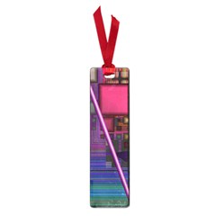 Jewel City, Radiant Rainbow Abstract Urban Small Book Marks by DianeClancy