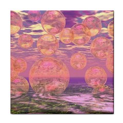 Glorious Skies, Abstract Pink And Yellow Dream Face Towel by DianeClancy