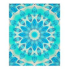 Blue Ice Goddess, Abstract Crystals Of Love Shower Curtain 60  X 72  (medium) 