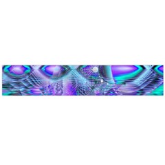 Peacock Crystal Palace Of Dreams, Abstract Flano Scarf (large) by DianeClancy