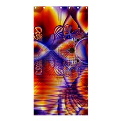 Winter Crystal Palace, Abstract Cosmic Dream (lake 12 15 13) 9900x7400 Smaller Shower Curtain 36  X 72  (stall)  by DianeClancy