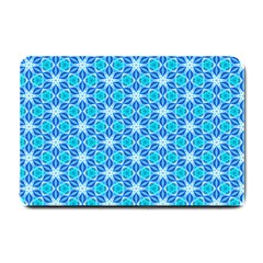 Aqua Hawaiian Stars Under A Night Sky Dance Small Doormat  by DianeClancy