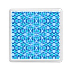 Aqua Hawaiian Stars Under A Night Sky Dance Memory Card Reader (square) 