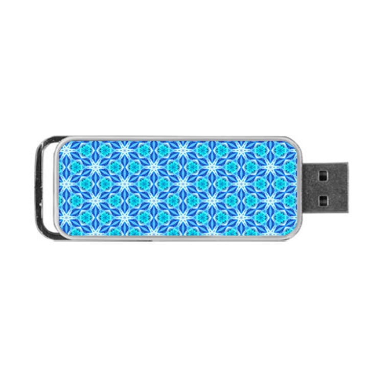 Aqua Hawaiian Stars Under A Night Sky Dance Portable USB Flash (One Side)
