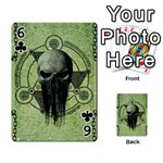 Awesome Green Skull Playing Cards 54 Designs  Front - Club6