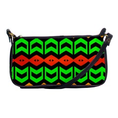 Rhombus And Other Shapes Pattern             			shoulder Clutch Bag by LalyLauraFLM
