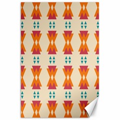 Triangles Tribal Pattern              			canvas 20  X 30  by LalyLauraFLM