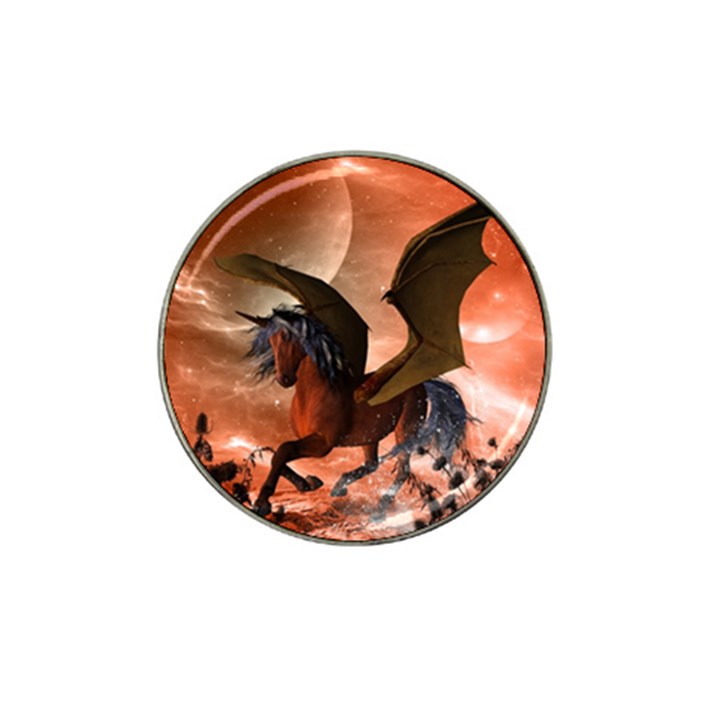 Wonderful Dark Unicorn In The Night Hat Clip Ball Marker (10 pack)