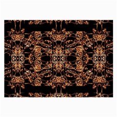 Dark Ornate Abstract  Pattern Large Glasses Cloth (2-side) by dflcprints