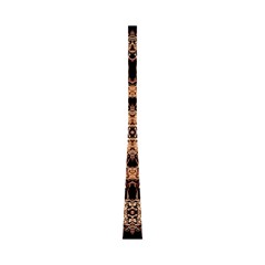 Dark Ornate Abstract  Pattern Neckties (one Side)  by dflcprints