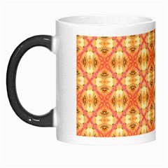 Peach Pineapple Abstract Circles Arches Morph Mugs by DianeClancy