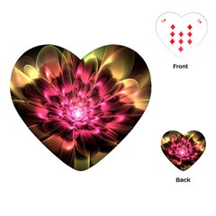 Red Peony Playing Cards (heart)  by Delasel