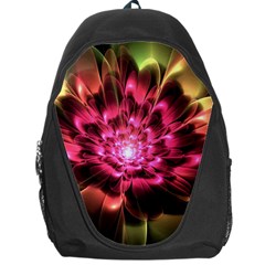 Red Peony Backpack Bag by Delasel