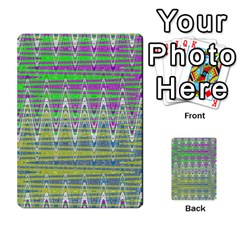 Colorful Zigzag Pattern Multi-purpose Cards (rectangle)  by BrightVibesDesign