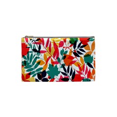 Seamless Autumn Leaves Pattern  Cosmetic Bag (Small) 