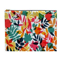 Seamless Autumn Leaves Pattern  Cosmetic Bag (xl) by TastefulDesigns