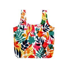Seamless Autumn Leaves Pattern  Full Print Recycle Bags (S) 