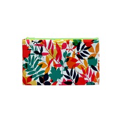 Seamless Autumn Leaves Pattern  Cosmetic Bag (XS)