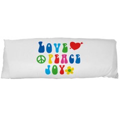 Love Peace And Joy Body Pillow (dakimakura) Case (two Sides) by TastefulDesigns