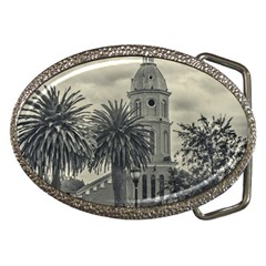 San Luis Church Otavalo Ecuador Belt Buckles by dflcprints