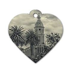 San Luis Church Otavalo Ecuador Dog Tag Heart (two Sides)