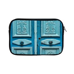 Turquoise Oriental Old Door Apple Ipad Mini Zipper Cases by TastefulDesigns