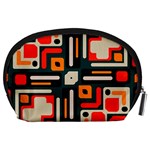 Shapes in retro colors texture                   Accessory Pouch Back