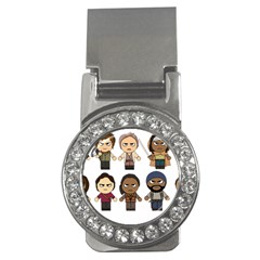 The Walking Dead   Main Characters Chibi   Amc Walking Dead   Manga Dead Money Clips (CZ) 