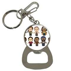 The Walking Dead   Main Characters Chibi   Amc Walking Dead   Manga Dead Bottle Opener Key Chains