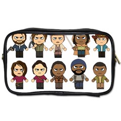 The Walking Dead   Main Characters Chibi   Amc Walking Dead   Manga Dead Toiletries Bags by PTsImaginarium