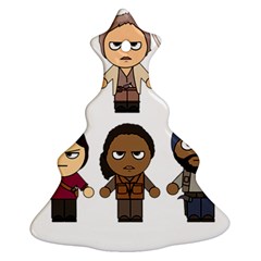 The Walking Dead   Main Characters Chibi   Amc Walking Dead   Manga Dead Ornament (Christmas Tree)