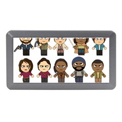 The Walking Dead   Main Characters Chibi   Amc Walking Dead   Manga Dead Memory Card Reader (mini) by PTsImaginarium