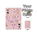 Ornamental pattern with hearts and flowers  Playing Cards 54 (Mini)  Front - Club6