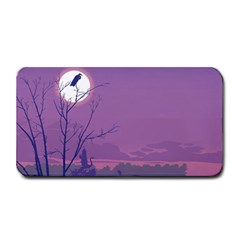 Abstract Tropical Birds Purple Sunset Medium Bar Mats by WaltCurleeArt