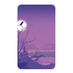 Abstract Tropical Birds Purple Sunset Memory Card Reader