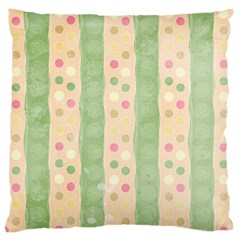 Seamless Colorful Dotted Pattern Large Cushion Case (one Side) by TastefulDesigns